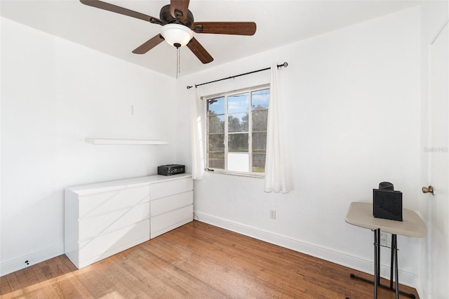 131 N Central Ave, Apopka, FL 32703 - spare room featuring light wood-style flooring and a ceiling fan