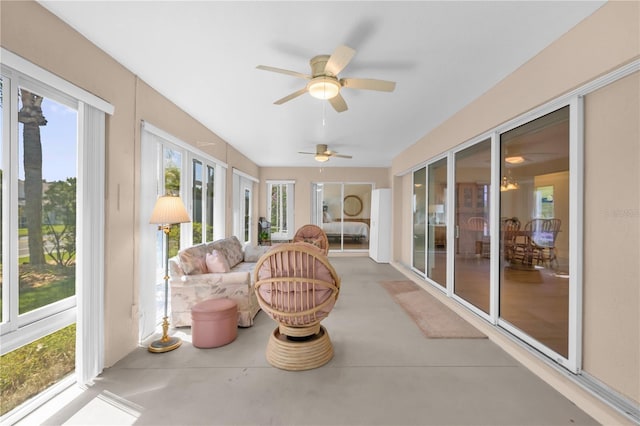 1254 Spartanburg Way, The Villages, FL 32162 - sunroom / solarium with finished concrete flooring and healthy amount of natural light