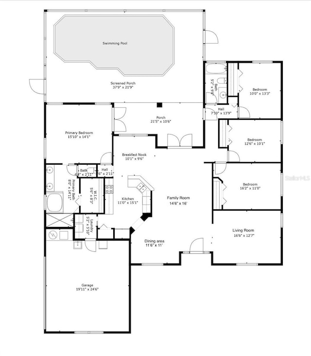 14322 Pine Cone Trl, Clermont, FL 34711 - view of room layout