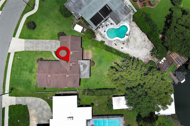 2417 Bayfront Pkwy, Orlando, FL 32806 - aerial view of property's location featuring a pool