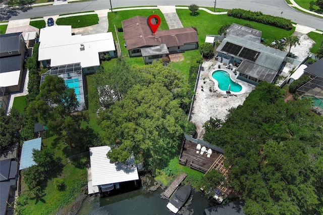 2417 Bayfront Pkwy, Orlando, FL 32806 - aerial view of property's location with a pool
