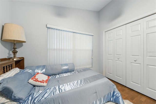 1752 Challenger Ave, Davenport, FL 33897 - bedroom featuring wood finished floors and a closet