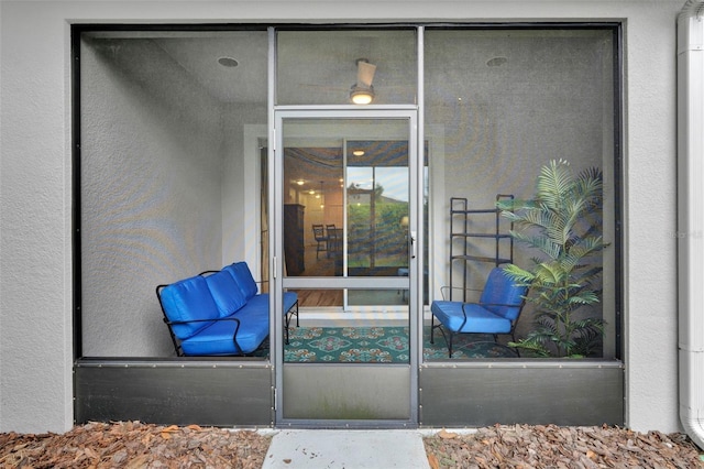 3210 Sonesta Ct Unit B, Clermont, FL 34711 - property entrance featuring stucco siding