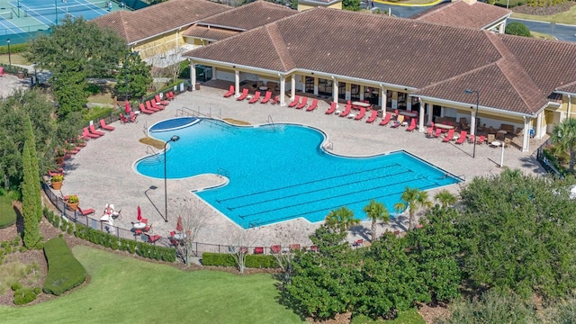 3210 Sonesta Ct Unit B, Clermont, FL 34711 - community pool with a patio