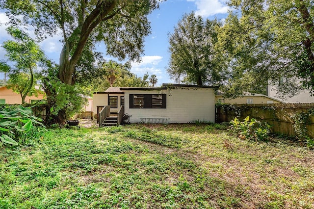 1422 Russell Ave, Orlando, FL 32806 - back of property featuring concrete block siding
