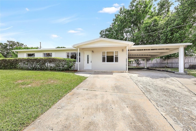 1204 Marie Ave, Apopka, FL 32703 - ranch-style home featuring driveway and an attached carport