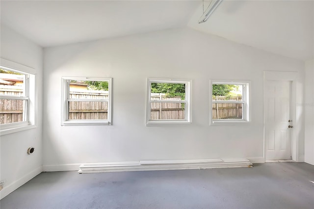 1204 Marie Ave, Apopka, FL 32703 - empty room featuring lofted ceiling and concrete flooring