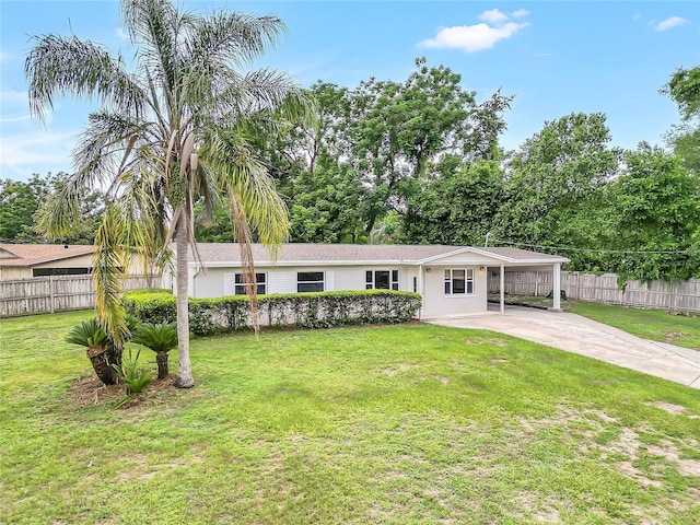 1204 Marie Ave, Apopka, FL 32703 - ranch-style home featuring driveway and an attached carport