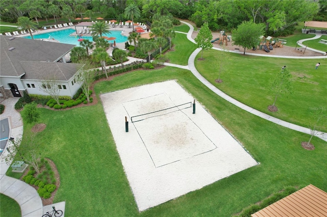 1565 Diamond Loop Dr, Kissimmee, FL 34744 - bird's eye view of a pool