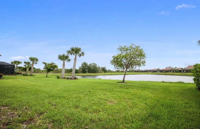 13084 Rinella St, Venice, FL 34293 - view of green lawn featuring a water view