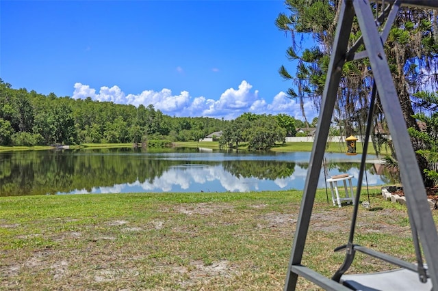 14566 Quail Trail Cir, Orlando, FL 32837 - water view featuring a forest