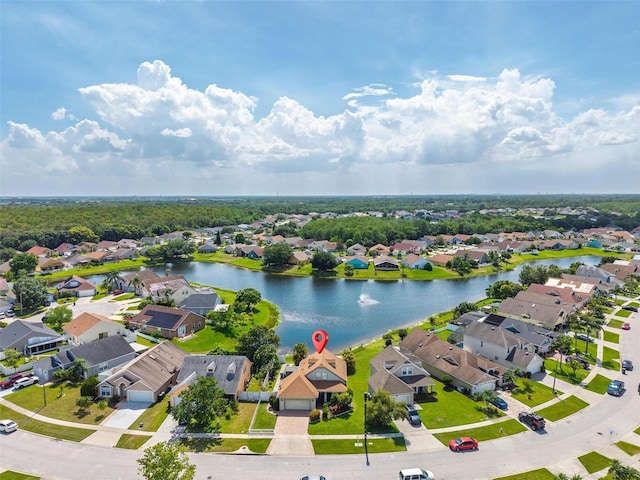 2076 Shannon Lakes Blvd, Kissimmee, FL 34743 - aerial view of residential area with a large body of water