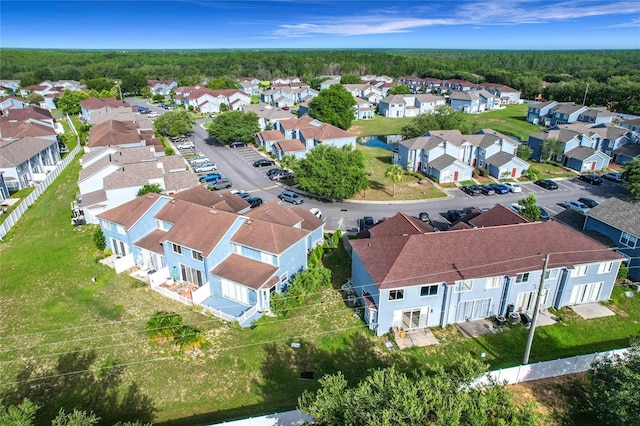 709 Orchid Dr, Davenport, FL 33897 - aerial perspective of suburban area with a forest