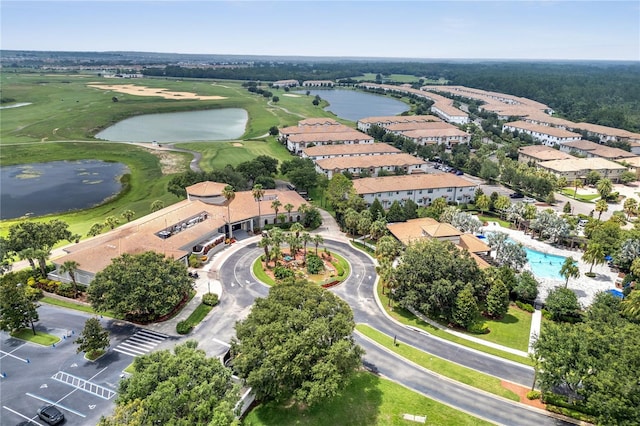 1246 Payne Stewart Dr, Davenport, FL 33896 - aerial overview of property's location with a large body of water and a golf course