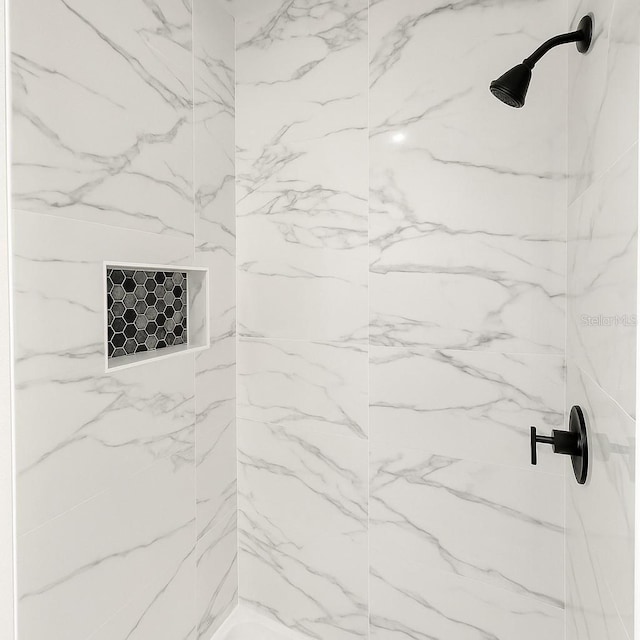1309 Hillsborough Ln, Kissimmee, FL 34759 - bathroom with a marble finish shower