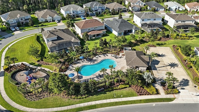 13924 Jomatt Loop, Winter Garden, FL 34787 - aerial perspective of suburban area featuring a pool