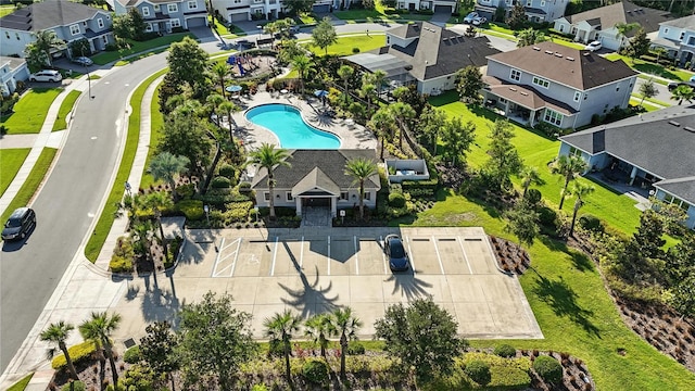 13924 Jomatt Loop, Winter Garden, FL 34787 - aerial view of residential area with a pool
