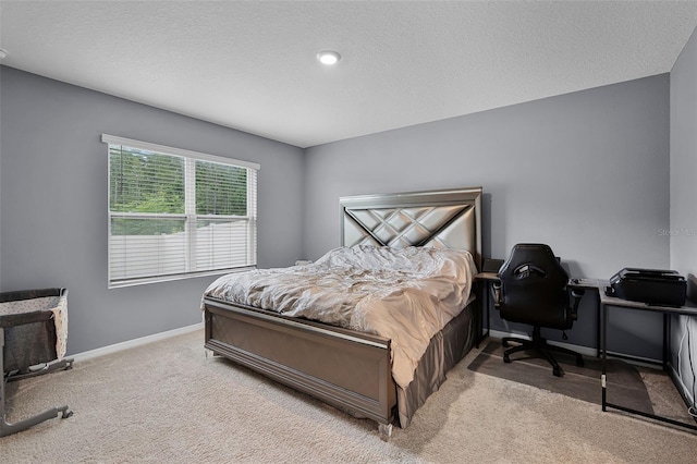 1351 Fox Squirrel Dr, Davenport, FL 33897 - bedroom with carpet flooring, a desk, and a textured ceiling