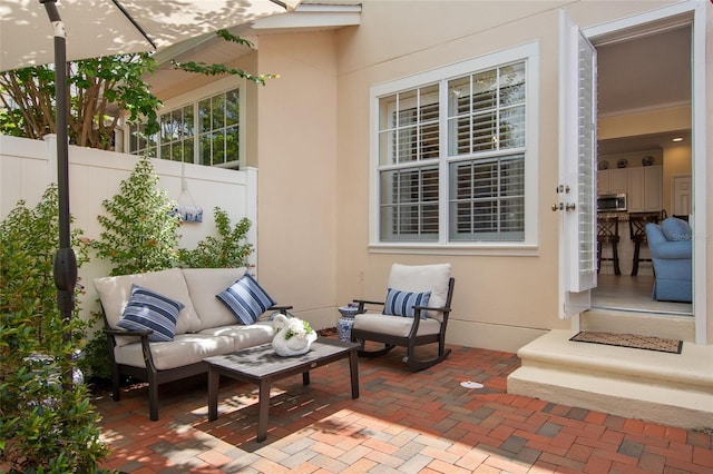 4709 Fox St, Orlando, FL 32814 - view of patio / terrace featuring an outdoor living space