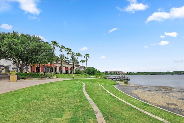 4709 Fox St, Orlando, FL 32814 - surrounding community with a yard and a water view