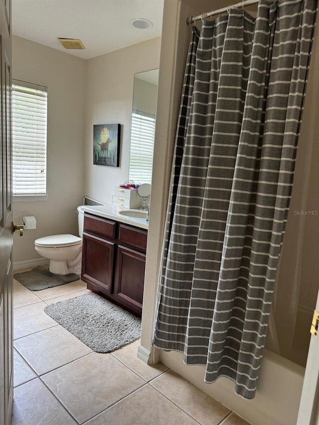 5040 Rock Rose Loop, Sanford, FL 32771 - full bath with vanity, tile patterned flooring, and shower / bath combination with curtain