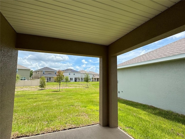 3891 Sagefield Dr, Harmony, FL 34773 - view of green lawn featuring a residential view