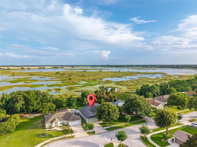 544 Lake Sumner Dr, Groveland, FL 34736 - bird's eye view of a large body of water