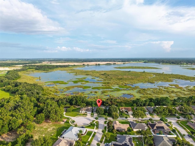 544 Lake Sumner Dr, Groveland, FL 34736 - aerial view of property and surrounding area featuring a large body of water