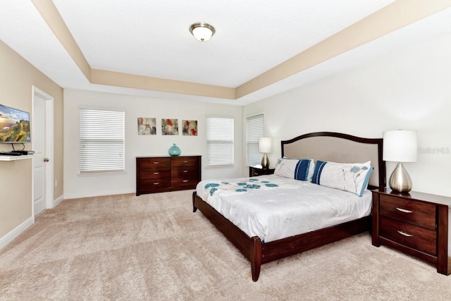 4123 Oaktree Dr, Davenport, FL 33837 - bedroom featuring carpet floors and a raised ceiling
