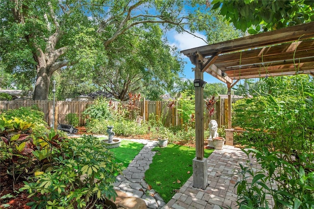 2794 Cullens Ct, Ocoee, FL 34761 - fenced backyard with a patio area and a pergola