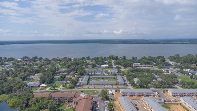 1100 E Caroline St Unit 204, Tavares, FL 32778 - aerial view of property and surrounding area featuring a large body of water