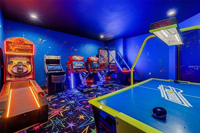 1526 Euston Dr, Reunion, FL 34747 - game room featuring recessed lighting