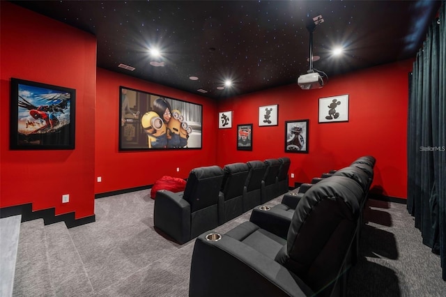 1526 Euston Dr, Reunion, FL 34747 - carpeted cinema with recessed lighting