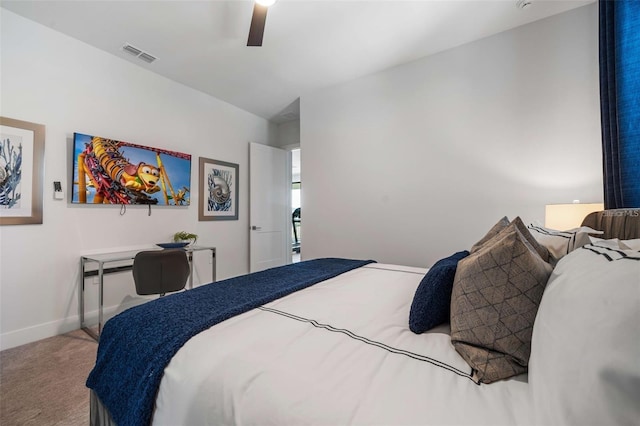 1526 Euston Dr, Reunion, FL 34747 - bedroom with carpet flooring and ceiling fan