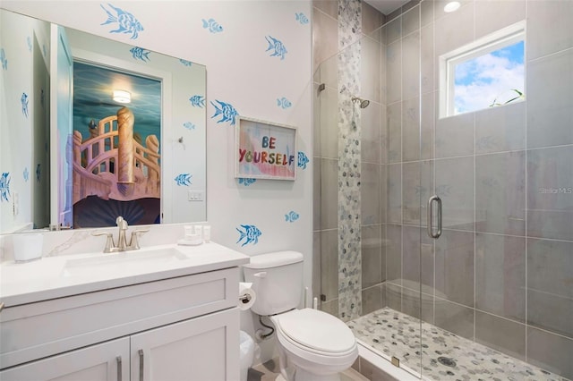 1526 Euston Dr, Reunion, FL 34747 - bathroom with a shower stall and vanity