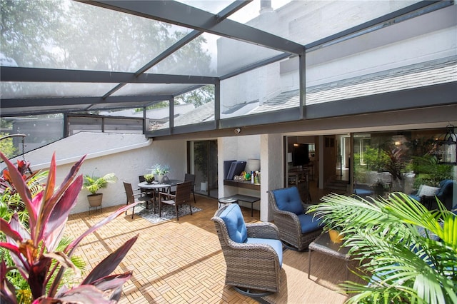 4203 Fairway Run, Tampa, FL 33618 - view of sunroom / solarium