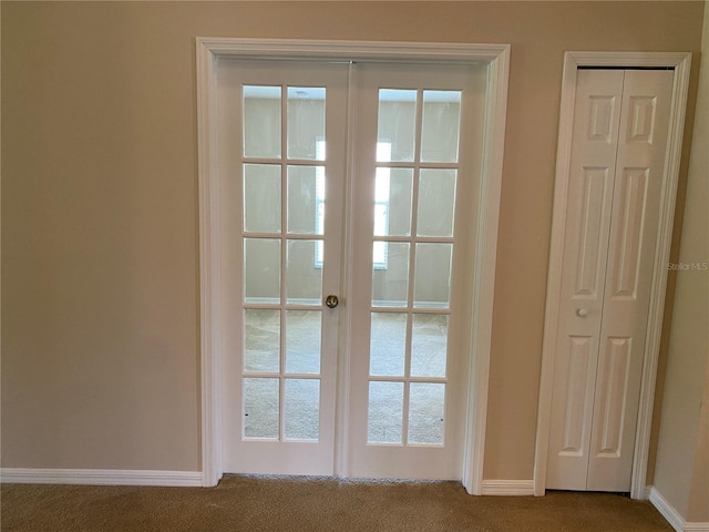 1227 Juniper Hammock St, Winter Garden, FL 34787 - detailed view of carpet flooring and french doors
