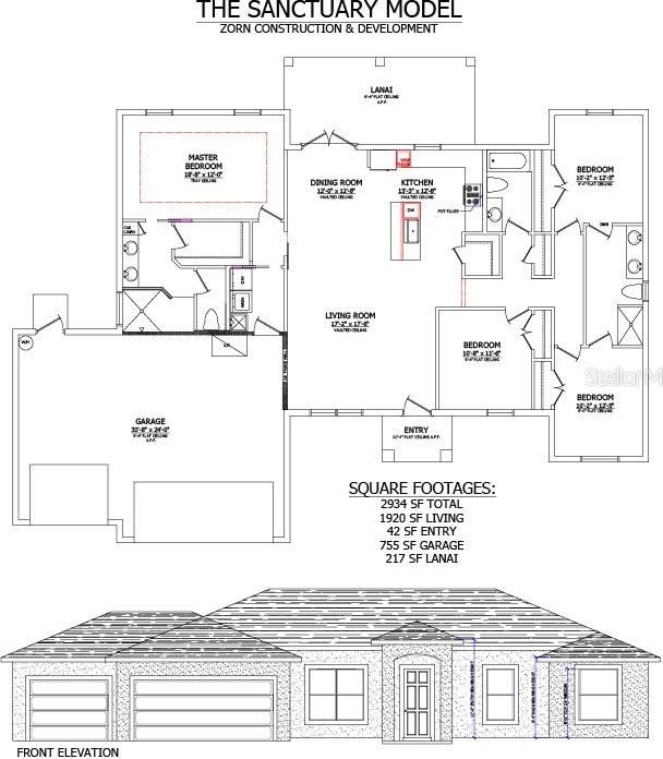 12756 SW 80th St, Dunnellon, FL 34432 - view of floor plan / room layout