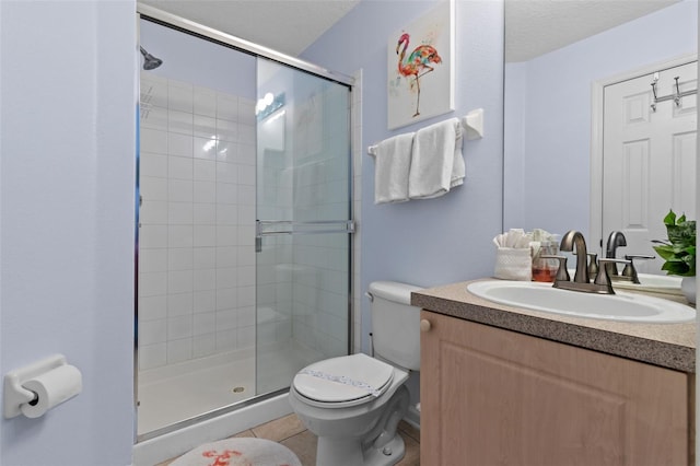 2222 Wyndham Palms Way, Kissimmee, FL 34747 - full bath with a stall shower, vanity, and tile patterned floors