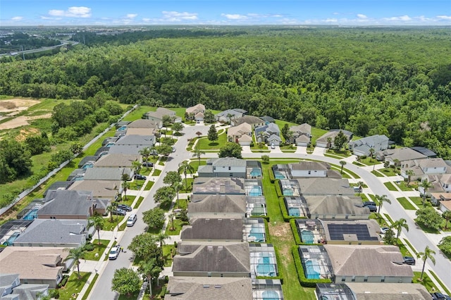 2222 Wyndham Palms Way, Kissimmee, FL 34747 - aerial view of residential area featuring a heavily wooded area