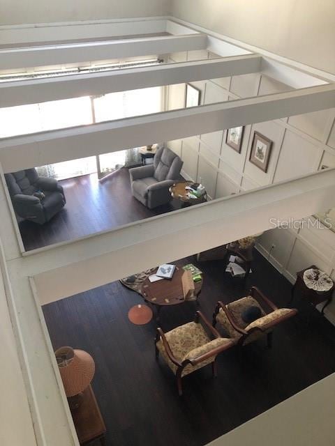 310 W Lake Ave, Auburndale, FL 33823 - living area with wood finished floors