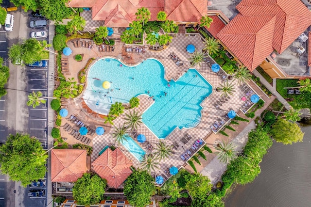 12527 Floridays Resort Dr Unit E104, Orlando, FL 32821 - aerial view of a pool