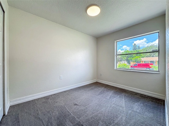 2109 Hartwell Ave, Sanford, FL 32771 - spare room featuring dark carpet and a textured ceiling