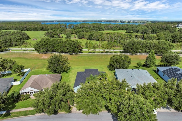 189 Blackstone Creek Rd, Groveland, FL 34736 - aerial view of residential area with a large body of water