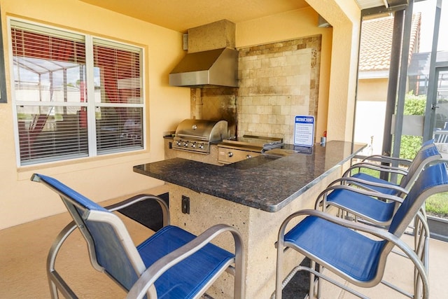 1428 Solana Cir, Davenport, FL 33897 - view of patio / terrace with area for grilling