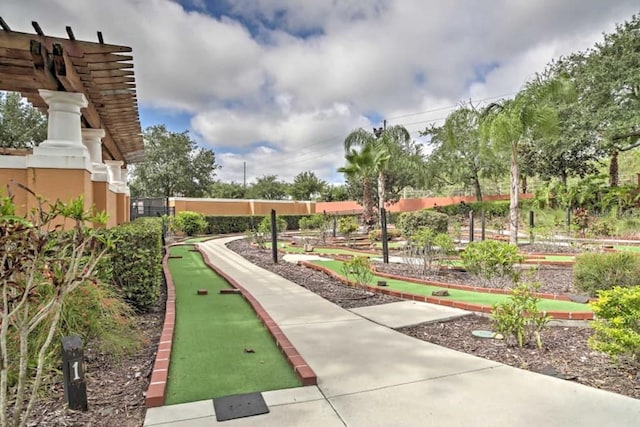 1428 Solana Cir, Davenport, FL 33897 - view of property's community with a putting area