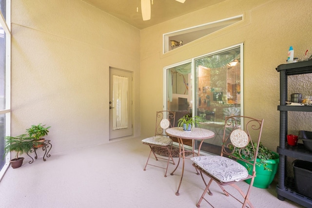 1646 Song Sparrow Ct, Sanford, FL 32773 - sunroom with ceiling fan