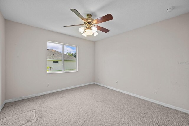 5339 Pond Crossing Pl, Leesburg, FL 34748 - carpeted empty room featuring a ceiling fan and a smoke detector