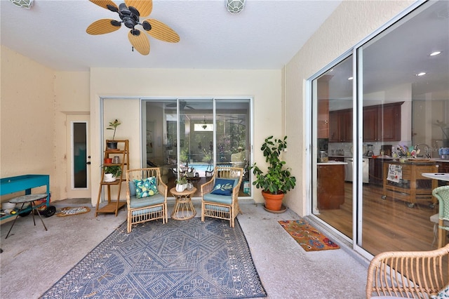 604 Timberwilde Ct, Winter Springs, FL 32708 - sunroom / solarium with a ceiling fan