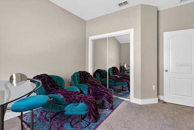 533 Quail Down Dr, Debary, FL 32713 - sitting room featuring carpet and baseboards